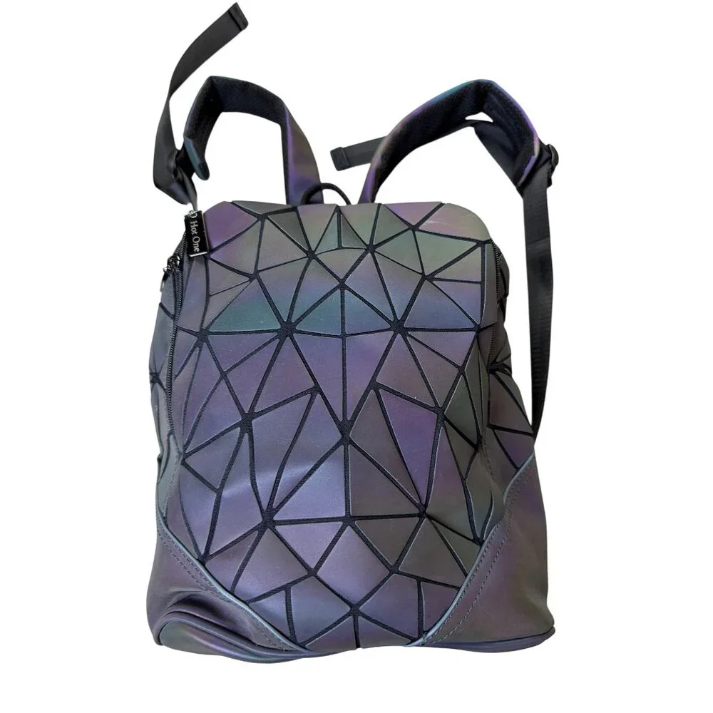 Geometric Laser Reflective Backpack
